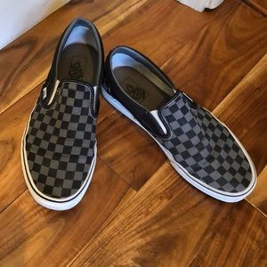 Mens checkered Vans